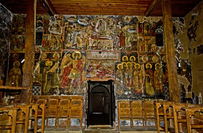 Frescoes in the Church of St Mary, Ardenica Monastery, Albania by Unknown